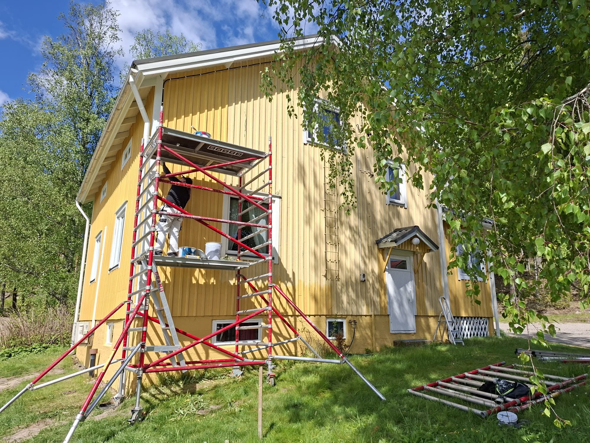 Rintamamiestalon ulkomaalaus, kuva 9