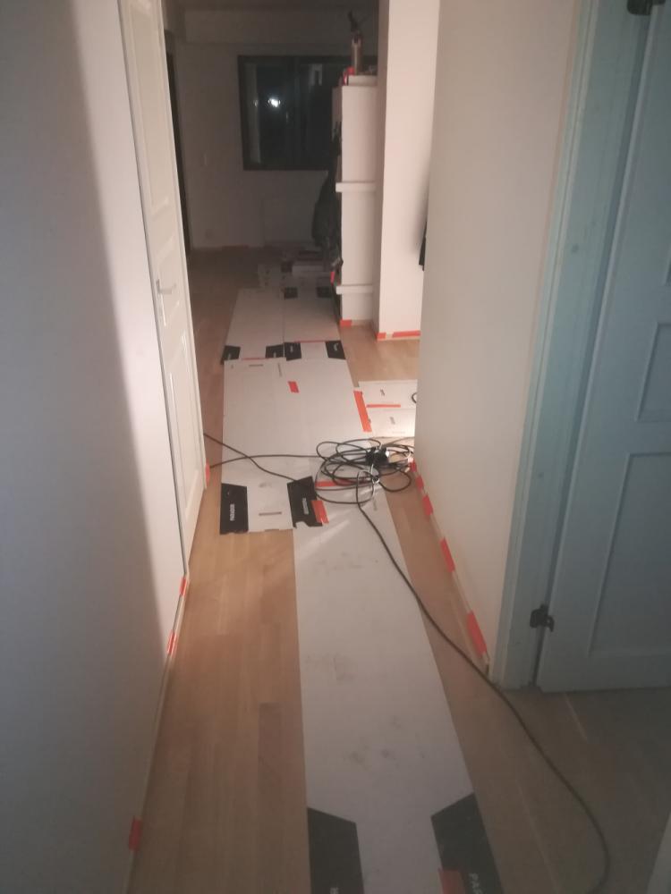 Parketin asennus, kuva 7